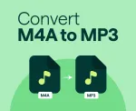 Convert M4A audio to MP3