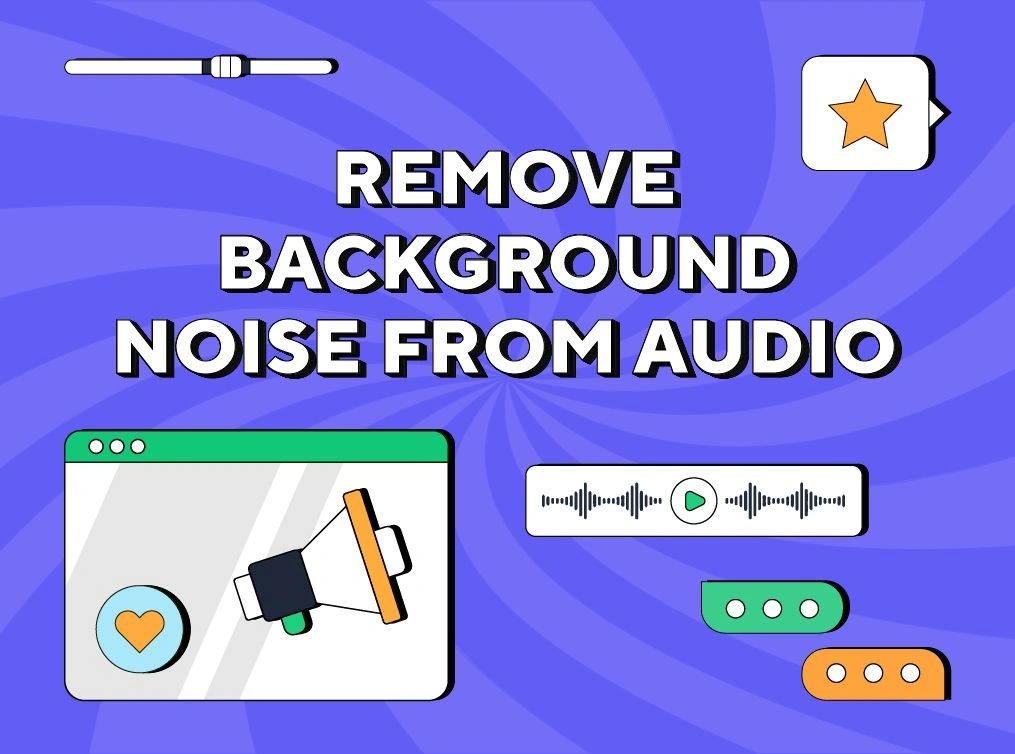 Tiếng ồn nền trong âm thanh là một vấn đề thường gặp. Nhưng không cần phải lo lắng vì giờ đây bạn có thể gỡ bỏ tiếng ồn nền một cách dễ dàng. Nhấn vào hình ảnh để khám phá các công cụ hấp dẫn để giải quyết vấn đề này.