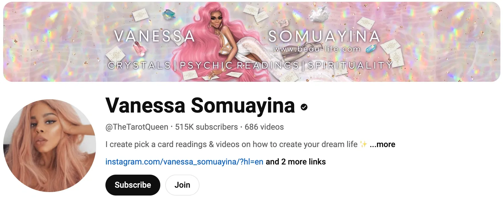 vanessa somuayina youtube