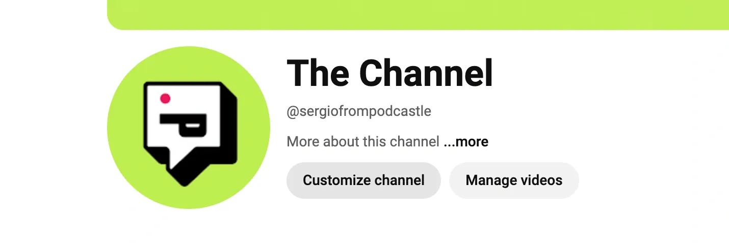 Access YouTube Studio by clicking the ‘Customize Channel’ button to manage your channel’s settings and customization options