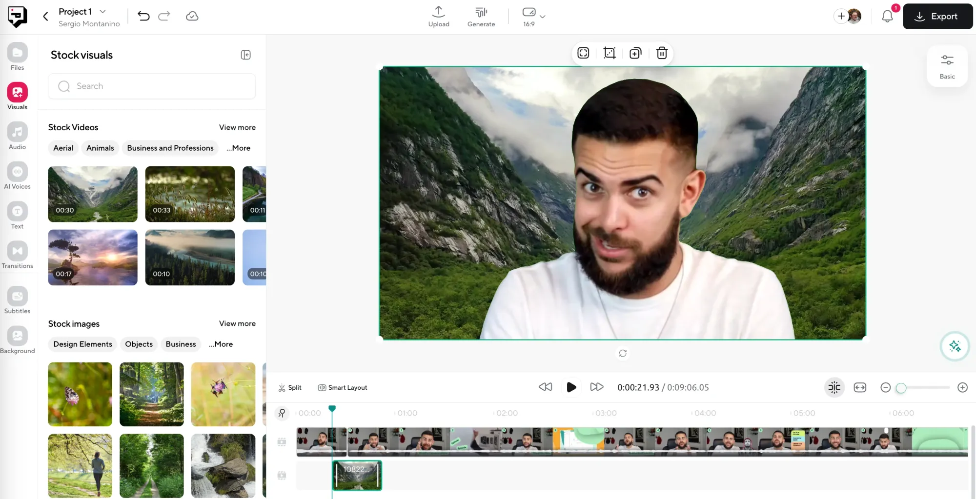 green screen video editor