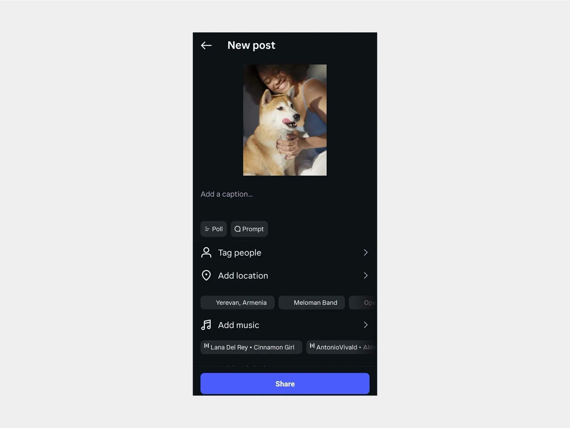 Instagram tag