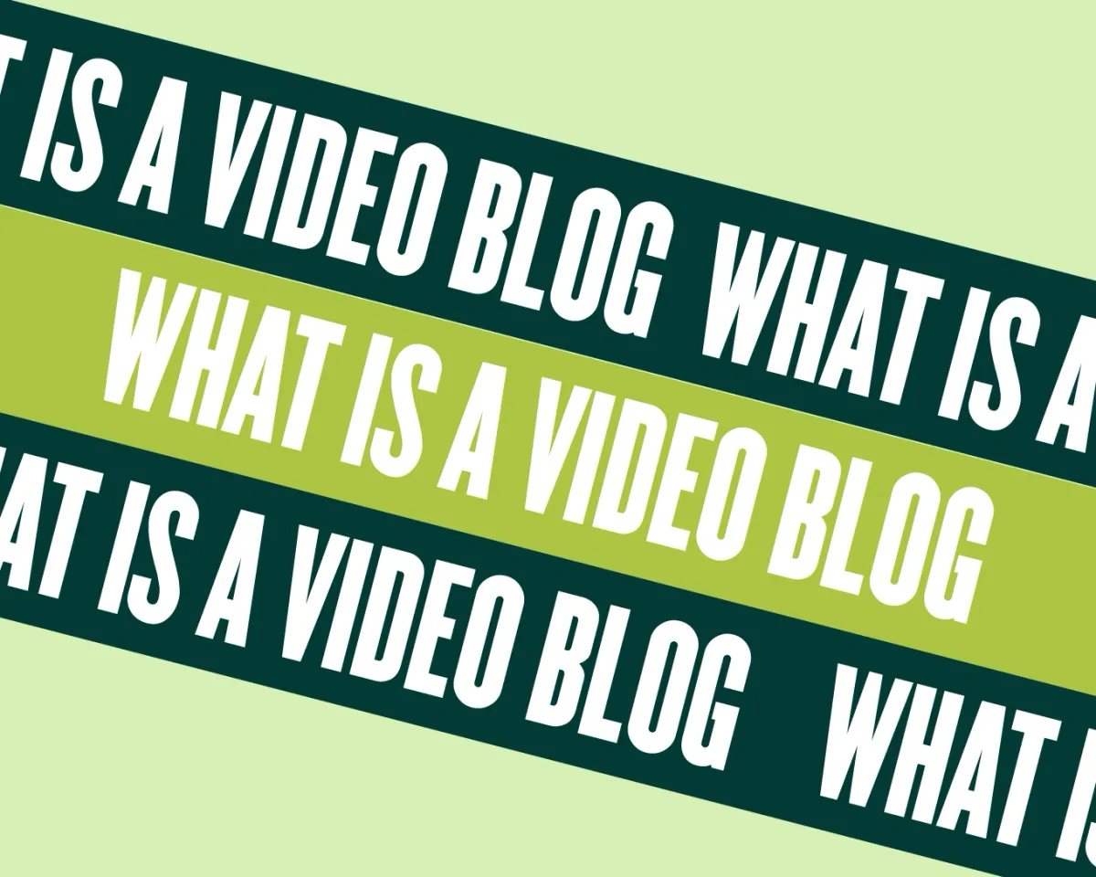 What is a video blog?
