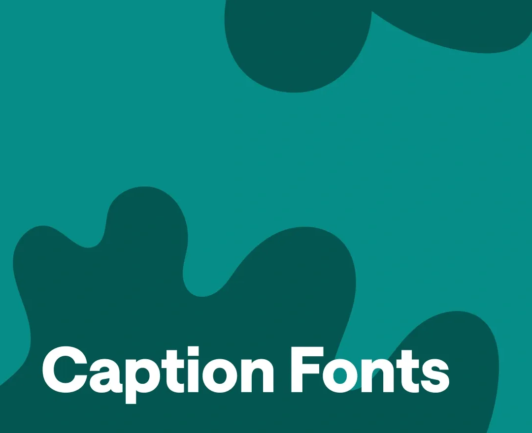 Best Font for Captions