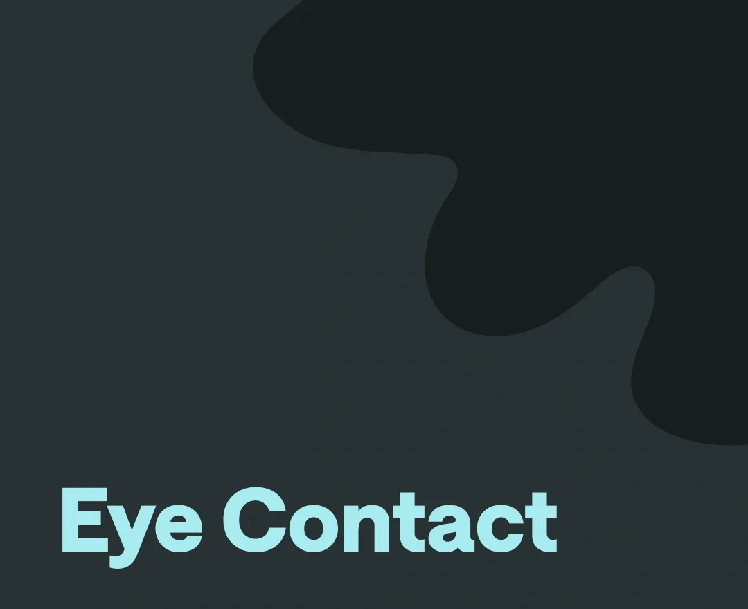 how to correct eye contact in video