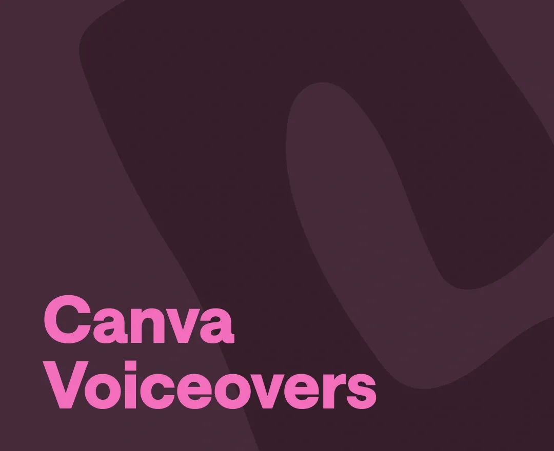 How to do a voiceover on canva
