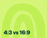 4:3 vs 16:9 aspect ratio